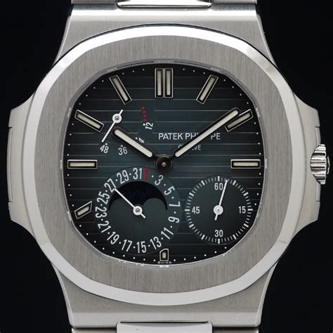 patek philippe nautilus moon phase|patek philippe moon settings.